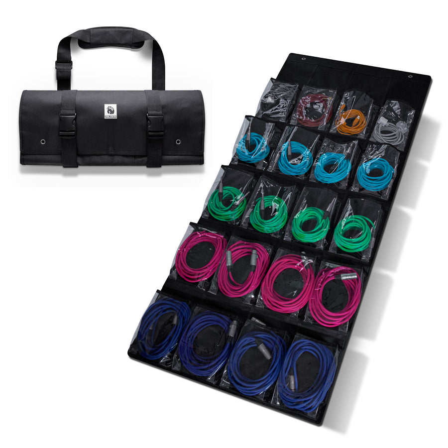 Cablebear Cable Bag Organiser - Cable management for Musicans & DJ's
